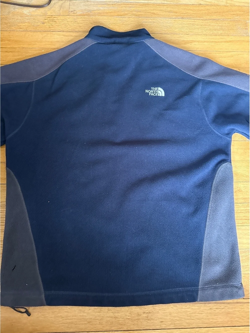 The North Face WindWall Navy Blue Fleece Jacket with Full Zip and Pockets, Size